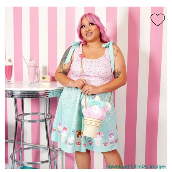 Stitch shoppe disney soft serve icecream crossbody bag - Picture 2 of 16